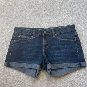 Dark Wash Jean Shorts